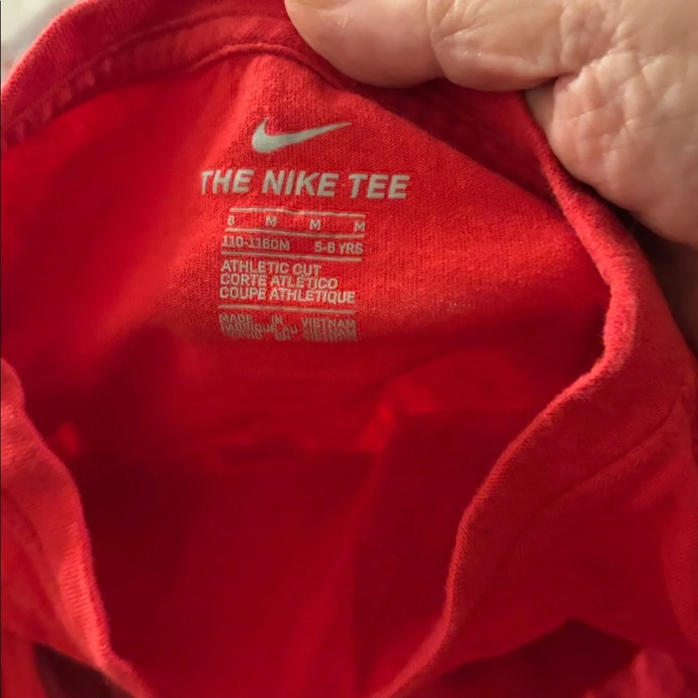 Nike Kids Crimson Long Sleeve Tee 6
